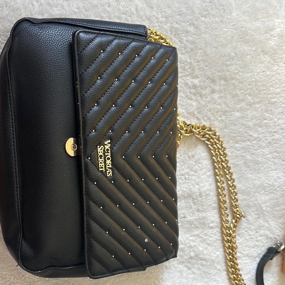 Victoria's Secret Black Quilted Women's Bag